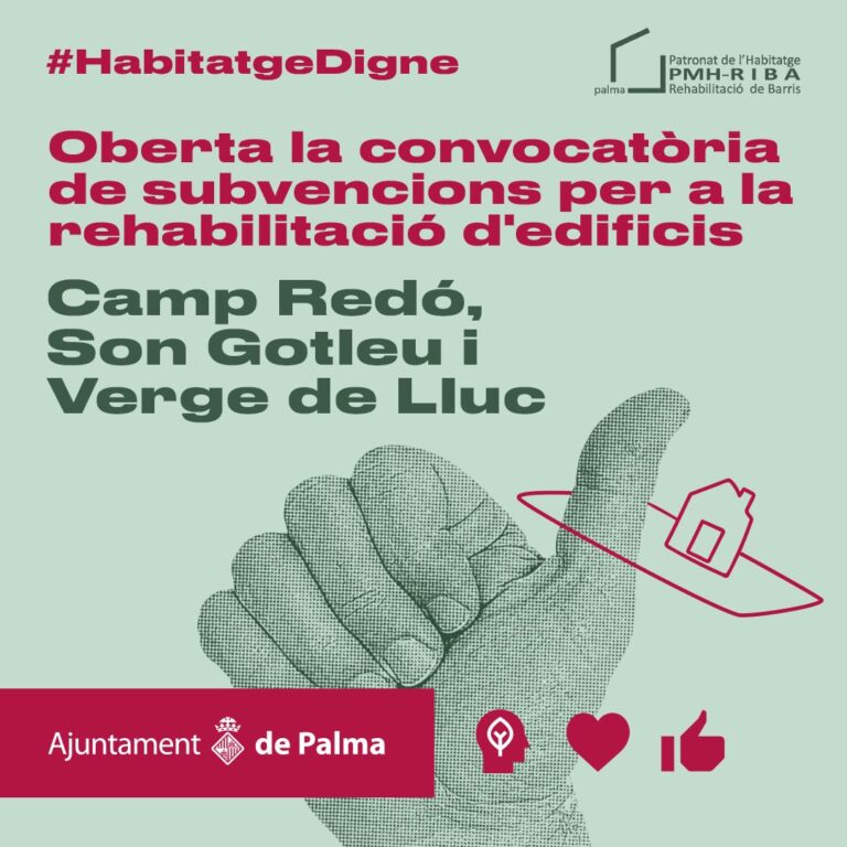 Ayudas rehabilitar edificios Son Gotleu, Camp Redó, Verge de Lluc