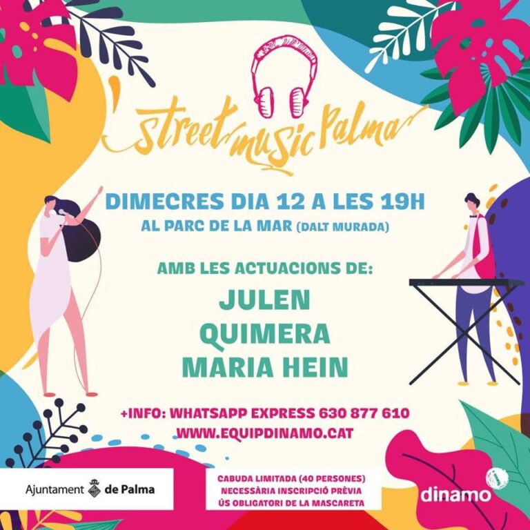Street Music Palma 2020 en el Parc de la Mar