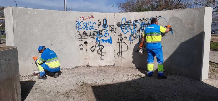 Eliminación de pintadas vandálicas en inmuebles privados
