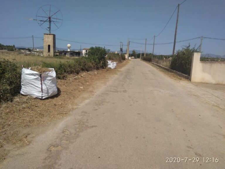 Se pretende limpiar 100 mil metros lineales de caminos rurales