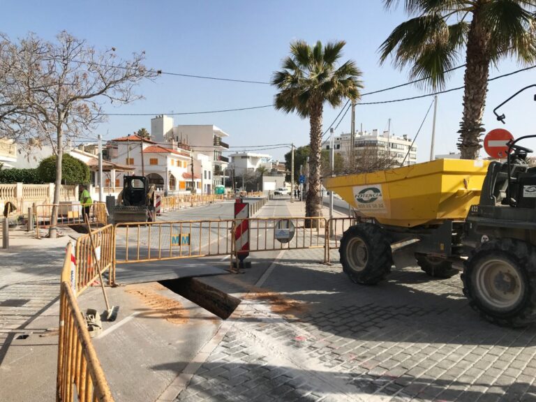 EMAYA está realizando actualmente 5 obras de renovación de la red