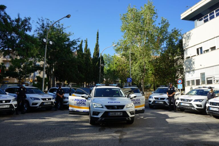 Llegan a la Policía Local de Palma 10 coches patrulla nuevos