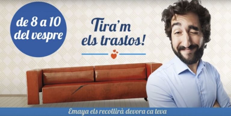 EMAYA reanuda el servicio de recogida de trastos
