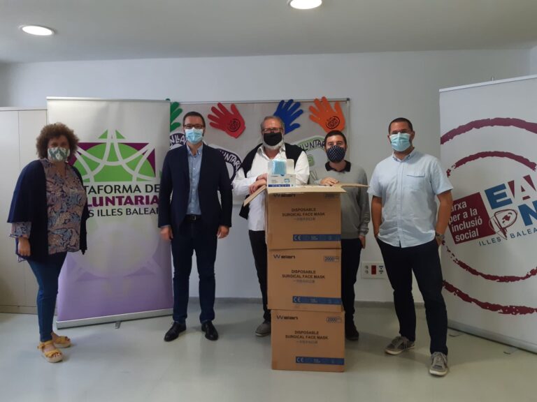 Cort distribuye 50 mil mascarillas a entidades sociales