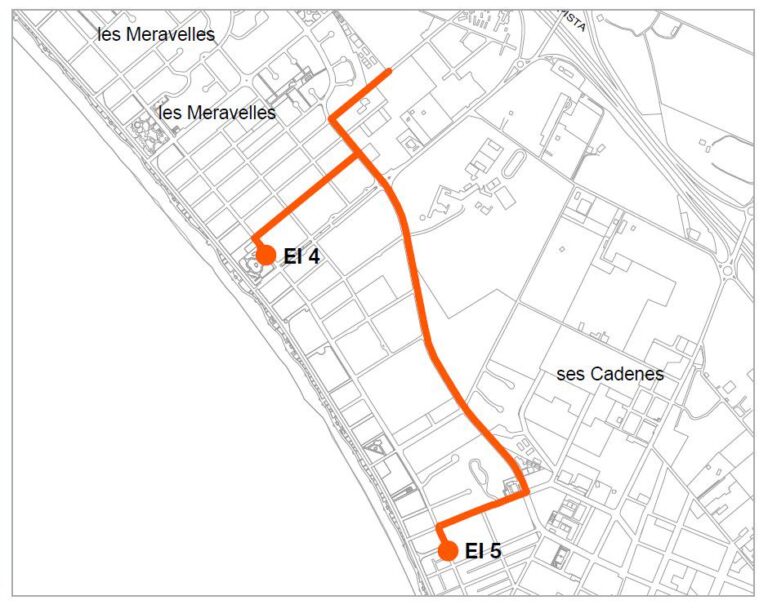 Renovación del sistema de saneamiento de la zona Playa de Palma