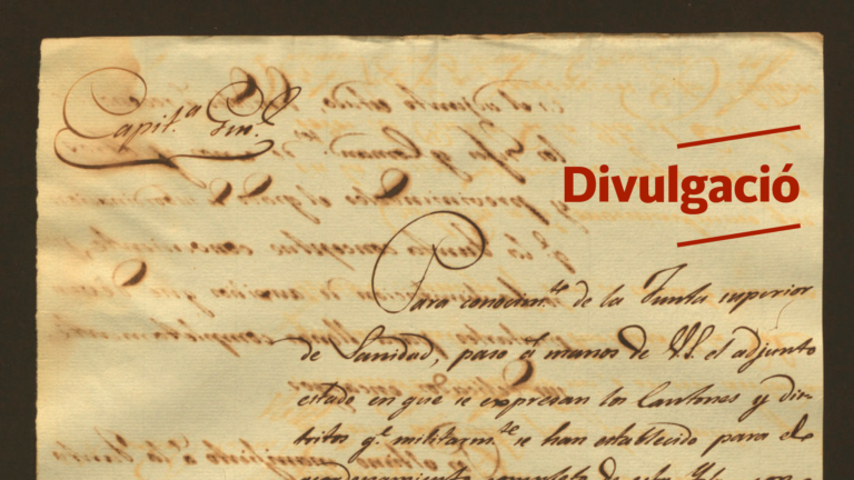 Los documentos de la peste de 1820