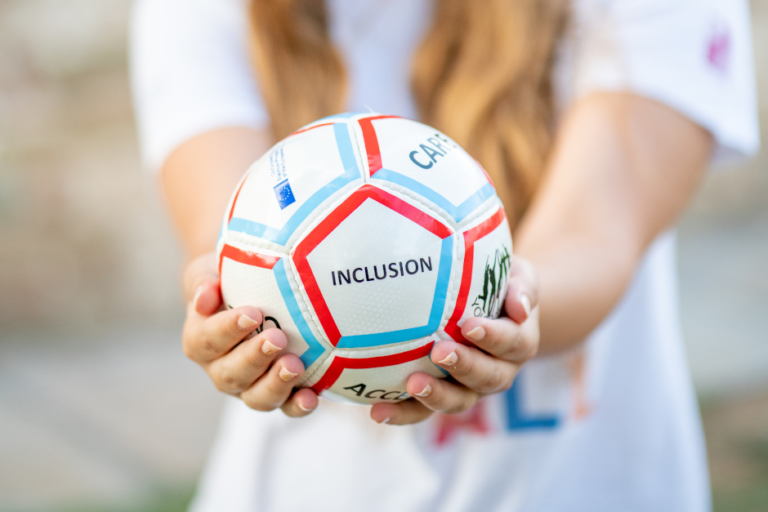 Una pelota sonora para la inclusión