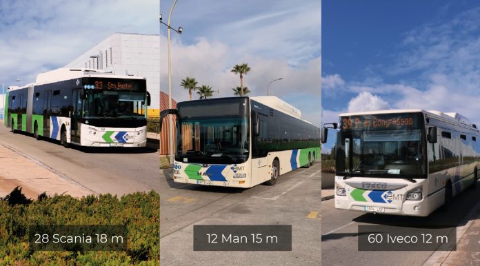 La EMT renueva la flota con 59 buses nuevos