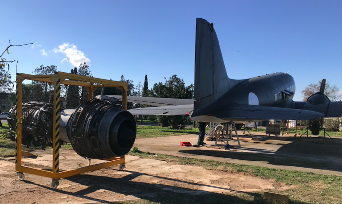 Motor a reacción para el parque estático de Son Bonet