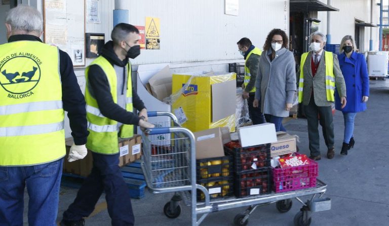 El Consell de Mallorca continuará colaborando con  el Banco de Alimentos