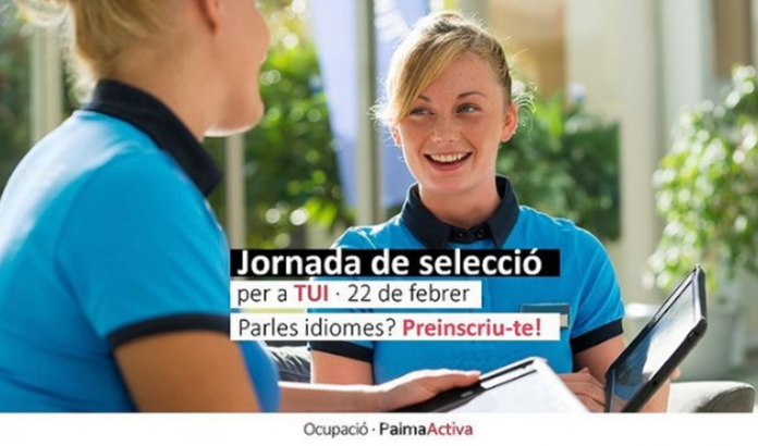 TUI oferta 80 puestos de empleo