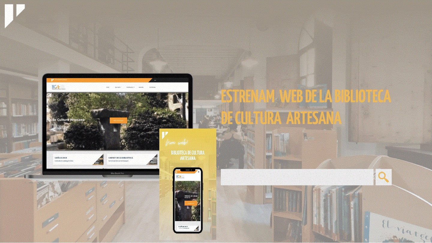 La Biblioteca de Cultura Artesana estrena página web
