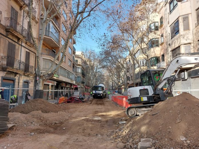 La mitad del eje verde de Nuredduna ya está ejecutado