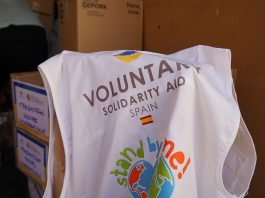 Caravana solidaria por Ucrania de la Fundación Escribano