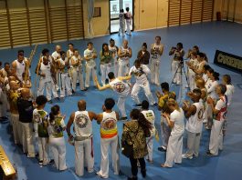 Primer festival de primavera Capoeira Topázio