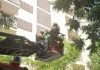 Los Bomberos de Mallorca y Palma realizan un simulacro de incendio conjunto en un hotel del Arenal de Llucmajor