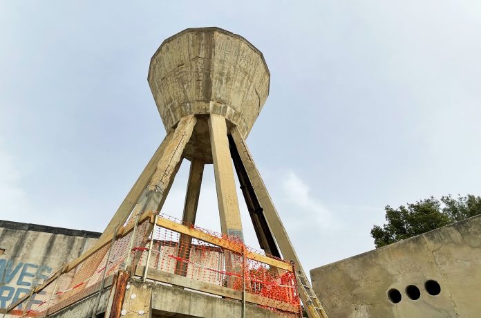 Restauración del antiguo depósito de agua de Can Valero