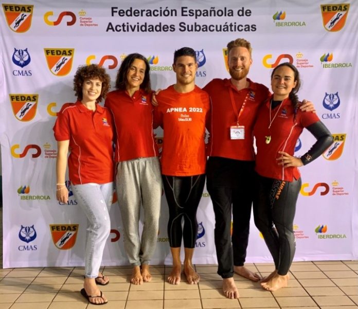 Dos medallas para Baleares en el Campeonato de España de Apnea Indoor