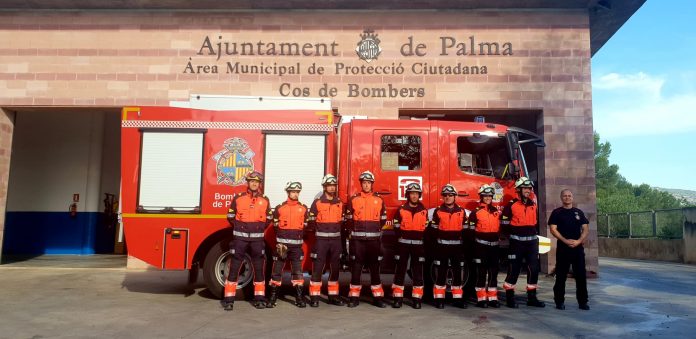Nueva bomba rural pesada para el Servicio Antiincendios de Palma
