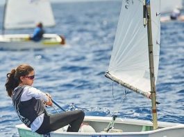 Nueve regatistas del CNA, entre los 15 mejores del Trofeo Presidente CMSAP de Optimist