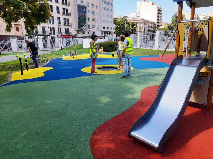Renovado el parque infantil de Ses Estacions