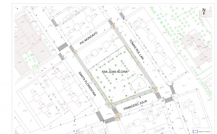 Empieza la remodelación de la plaza Fray Joan Alzina en Son Gotleu