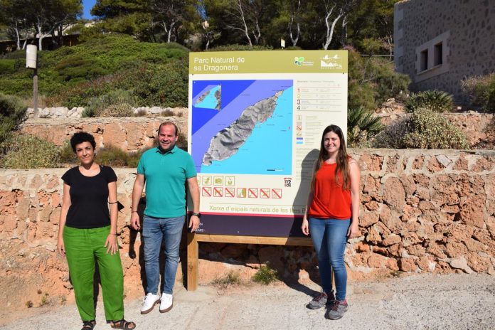 El Parque Natural de sa Dragonera renueva y amplía la señalización para mejorar su uso público