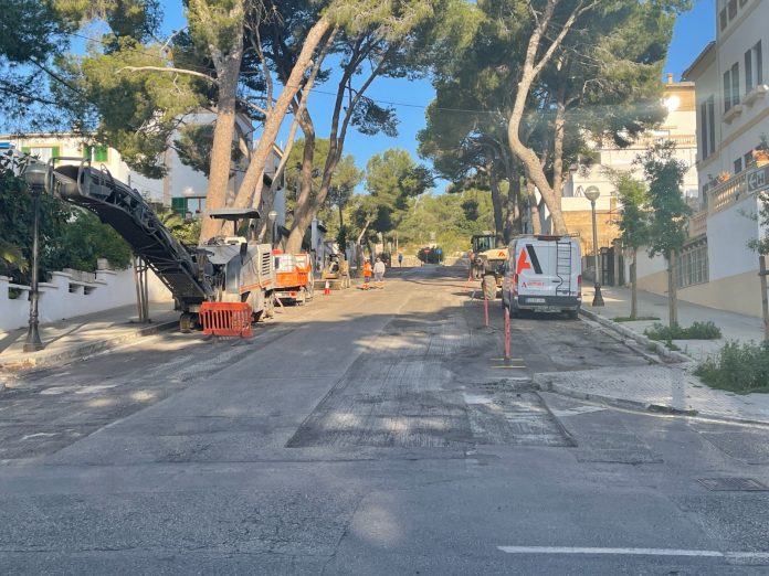 Pavimentación definitiva de 36.000 m2 en la calle 33 de Palma