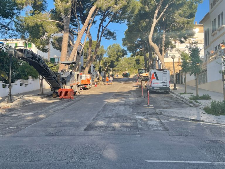 Pavimentación definitiva de 36.000 m2 en la calle 33 de Palma