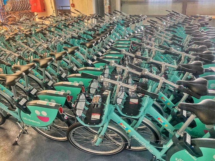 Las nuevas bicis de Bicipalma viajan hacia Palma