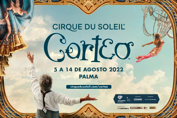 Este fin de semana llega por fin el mejor circo del mundo a la isla de Mallorca. CORTEO, la más encantadora de las producciones para grandes recintos del Cirque du Soleil, aterriza en el Velòdrom Illes Balears (Antiguo Palma Arena) para traer su magia y emocionarnos hasta el 14 de agosto. Informar a los medios de comunicación sobre la posibilidad de asistir a cubrir el evento el día de la Premiere (5 de agosto a las 22h), así como también la posibilidad de asistir al Backstage Tour el mismo día del evento por la tarde. El Backstage Tour es una oportunidad única de vivir el circo desde otra perspectiva: entérate de todo lo que pasa entra bambalinas, mira parte de los ensayos, ten la oportunidad de entrevistar a los artistas... Palma es el único lugar de España donde se podrá disfrutar de este sensacional espectáculo dirigido por Daniele Finzi Pasca. Es una alegre procesión, un mundo teatral de diversión, comedia y espontaneidad situada en un misterioso espacio entre el cielo y la tierra imaginado por un payaso que ya ha conseguido emocionar a más de 9 millones de personas en 20 países de 4 continentes. Un show de 2 horas con hasta 5 actos que celebra el aquí y el más allá con risas y exuberancia. El reparto incluye 51 acróbatas, músicos, cantantes y actores de todo el mundo. Un desfile festivo que entretiene y aparta los lamentos y la melancolía para dar paso a la alegría y las ganas de vivir. Más información y material aquí: https://lne.box.com/s/au19qece1qoxo3ig99lgza3za8j9bwa4 Entradas y sesiones aquí.