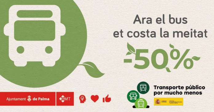 50% de descuento en todos los abonos de la EMT