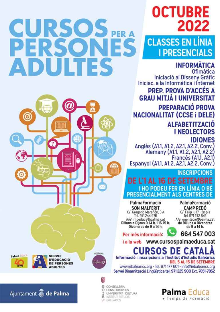 Se abre el plazo de preinscripción para los cursos del Servicio de Educación de Personas Adultas