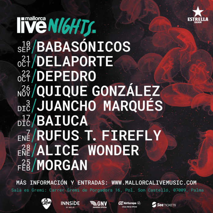 Las Mallorca Live Nights arrancan este sábado con Babasónicos