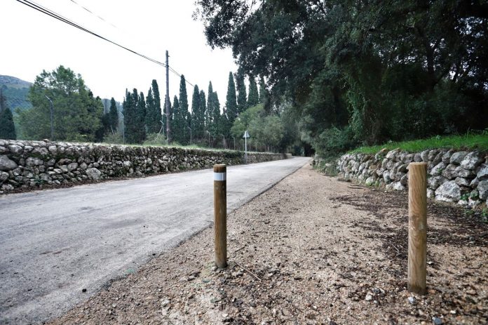 Cladera i Ribot visiten el camí vell de Lluc una vegada finalitzat el projecte de millora