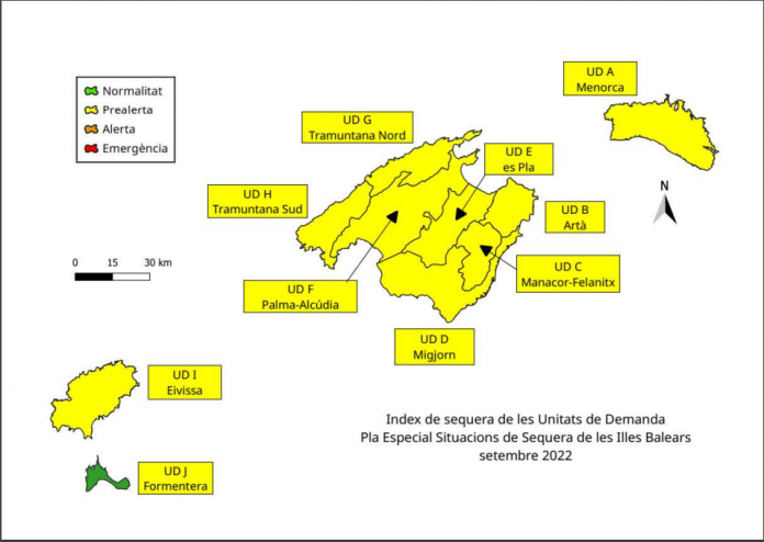 Las reservas hídricas de las Islas Baleares se mantienen al 46%