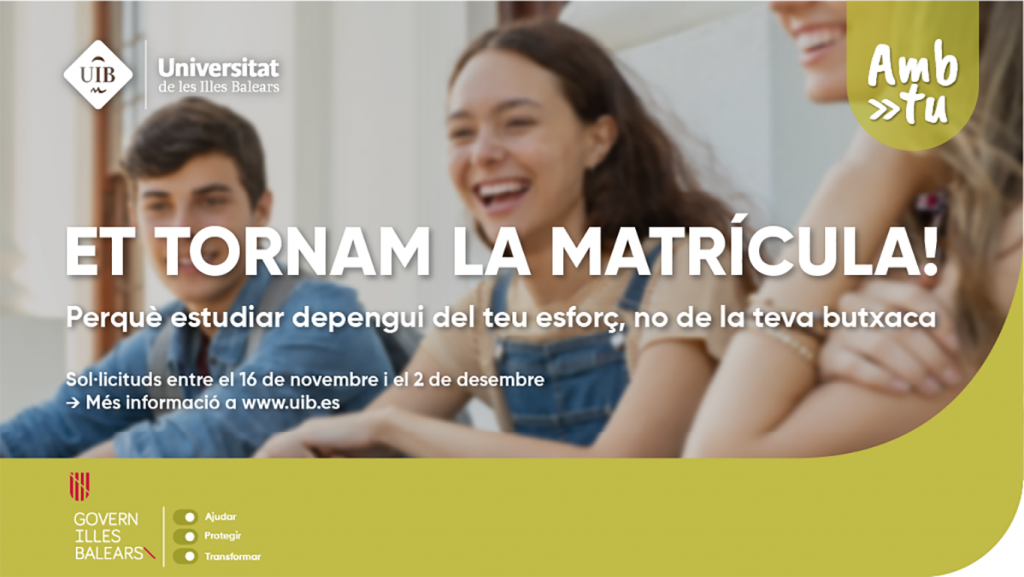 devolución de la matrícula a la UIB