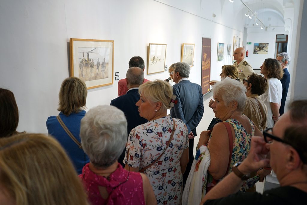 Las exposiciones del Centro y Cultura Militar de Baleares congregan a un gran público