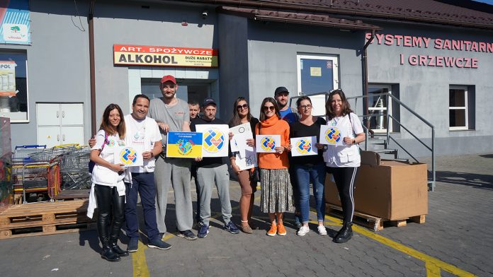 La Fundación Escribano lleva alimentos y material a la frontera de Ucrania