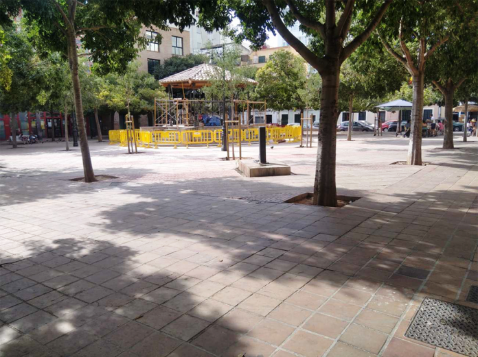 Renovación integral de todo el pavimento de la plaza Pau Casals de Santa Catalina