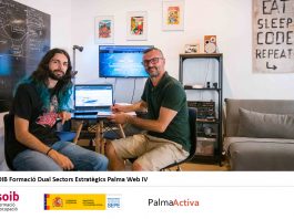 PalmaActiva ha ajudat a formar-se a set joves gràcies a SOIB Formació Dual Sectors Estratègics Palma Web IV