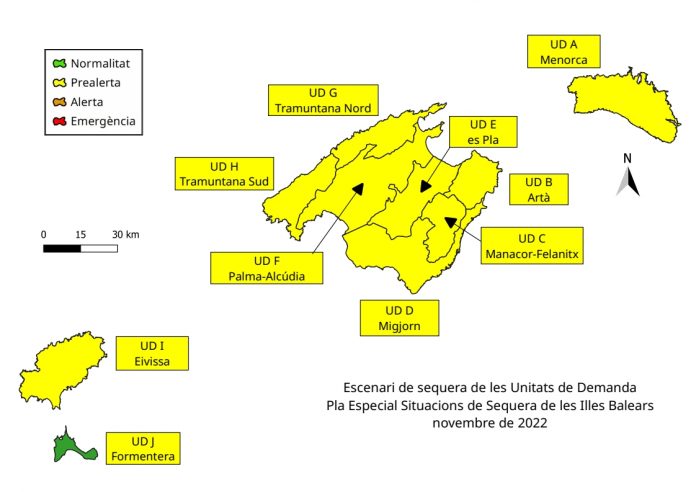 Las reservas hídricas de las Illes Balears se incrementan hasta el 52%