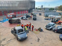El Servicio Contra Incendios de Palma organiza un curso de excarcelación para su personal