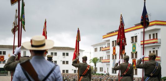 Desfile de la Patrona de Infantería del R I “Palma” 47