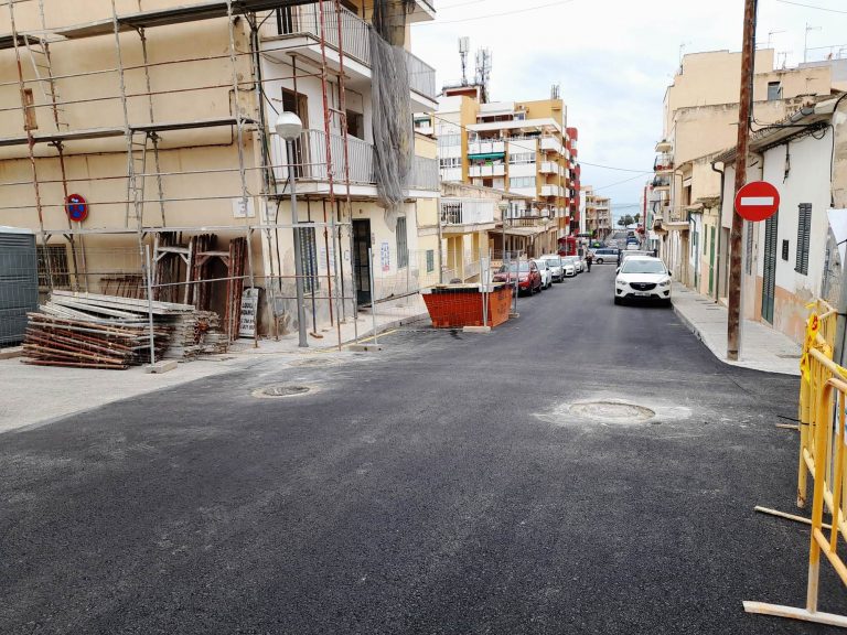 Abre al público un nuevo tramo de la calle Pare Rafel Serra de s’Arenal que resuelve la conexión con la calle de Almílca