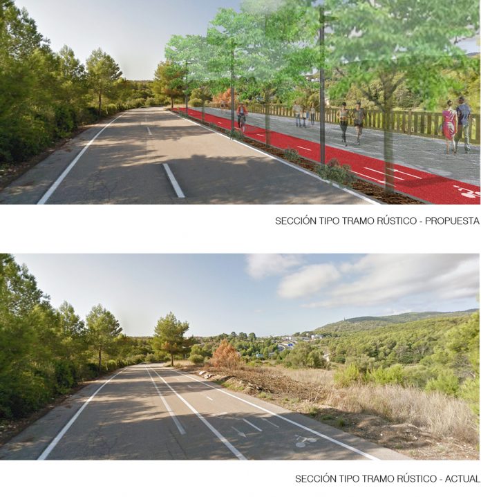 Iniciada la licitación de las obras del vial del camino de los Reyes para mejorar la seguridad de vehículos y peatones en Son Rapinya