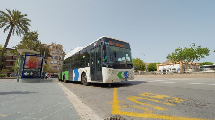 La gratuidad del transporte público se inicia con normalidad en Palma