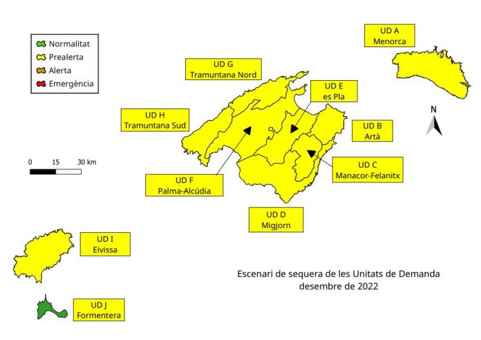 Las Unidades de Demanda se mantienen sin cambios respeto el mes anterior