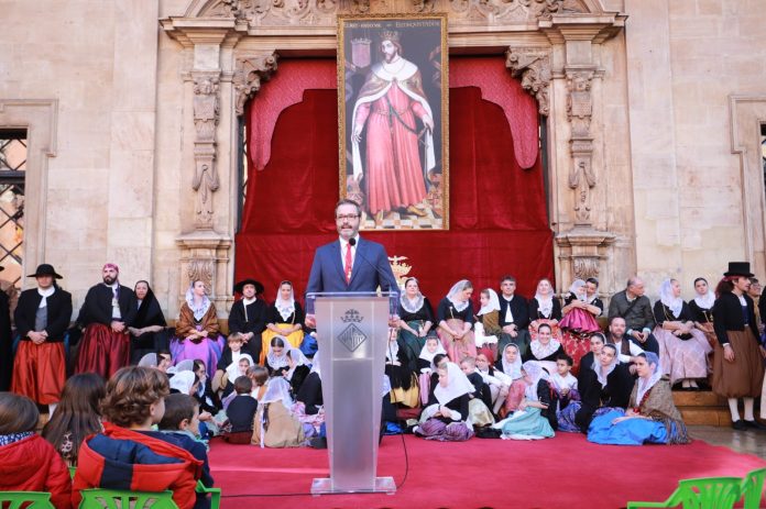 Discurso del alcalde de Palma en la Festa del Estandard