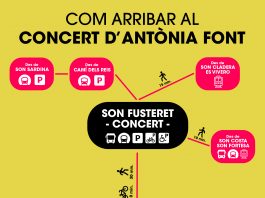 Dispositivo especial con motivo del concierto de Antònia Font